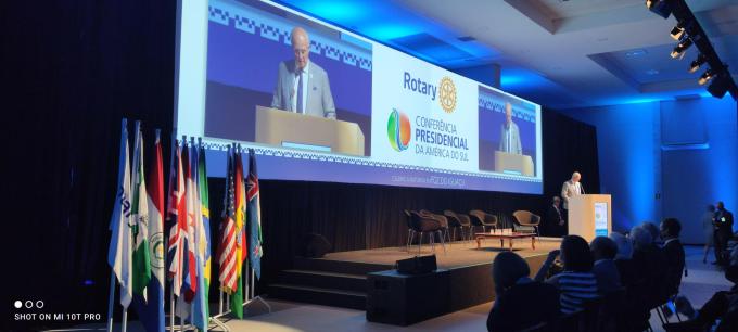 ROTARY - CONFERÊNCIA PRESIDENCIAL DA AMÉRICA DO SUL